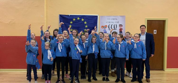 Local MEP meets Ballybay Girl Guides