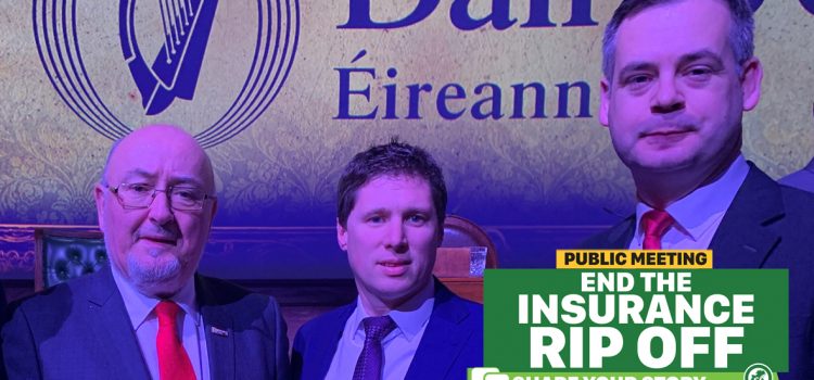 Carthy invites public to bring stories of Insurance Rip-offs to public meeting with Pearse Doherty this evening