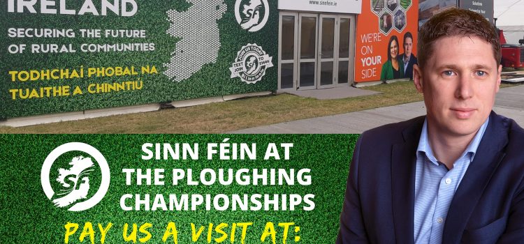 Carthy to host “A Future for Irish Farming?” Event at Ploughing Championships 2019