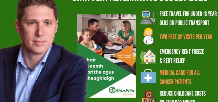 Local MEP says that Sinn Féin Alternative Budget 2020 would give Monaghan families and workers a break