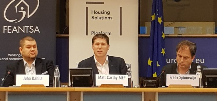 “Homelessness is as a result of political choices” – Carthy addresses EU Housing conference